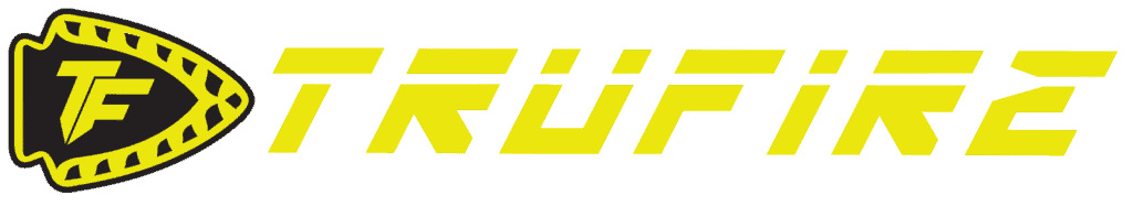 TruFire logo with bold yellow text