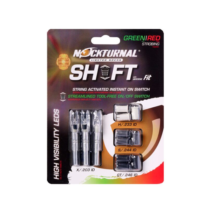 Shift Universal - Strobing Red & Green Lighted Nock 3-Pack - Image 4