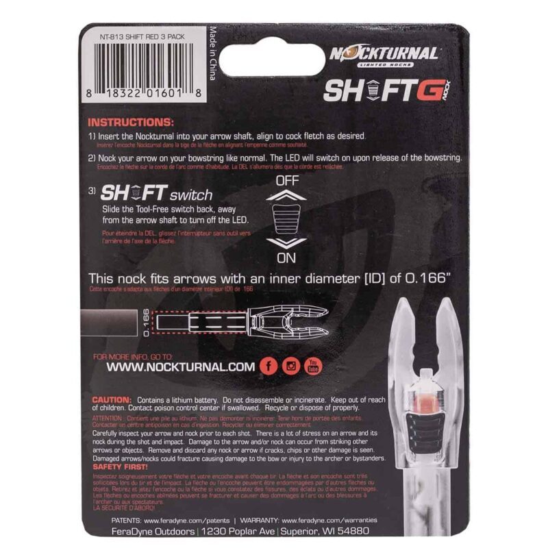 G Nock Shift Red 3pk - Image 3